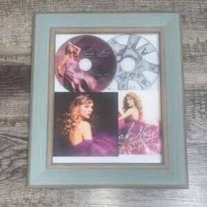 Taylor Swift CD Display with Green Frame